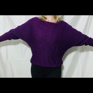 Sparkly Purple Sweater